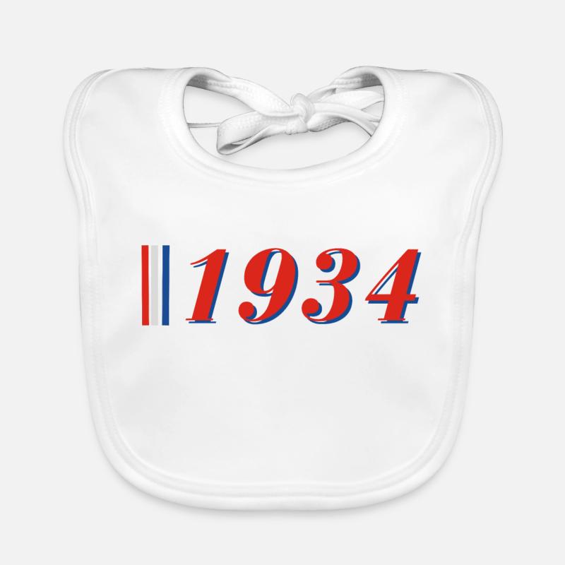 Year 1934 Organic Baby Bibs