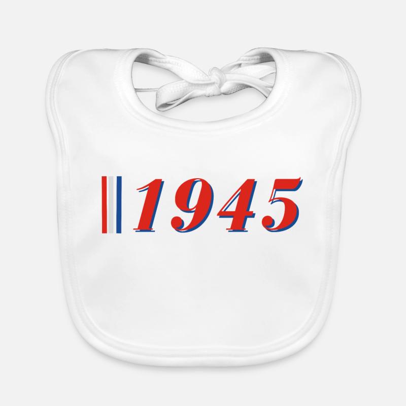 Année 1945 Bavoir bio Bébé