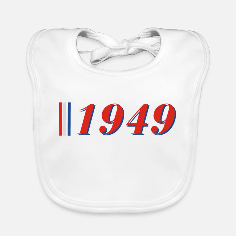 Year 1949 Organic Baby Bibs