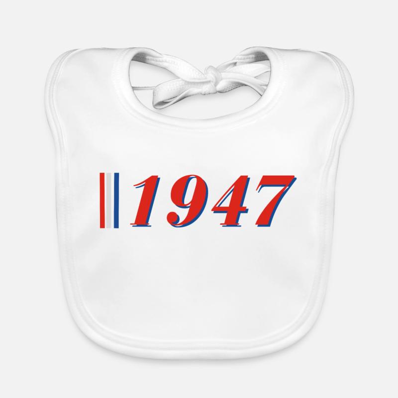 Year 1947 Organic Baby Bibs