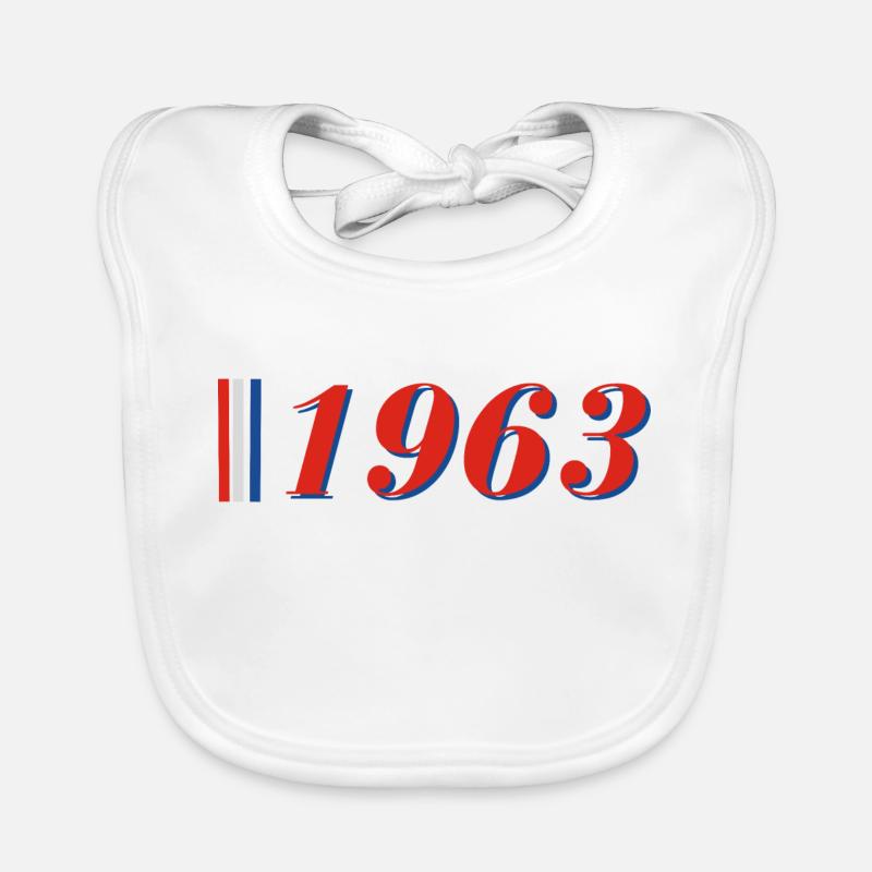 Year 1963 Organic Baby Bibs