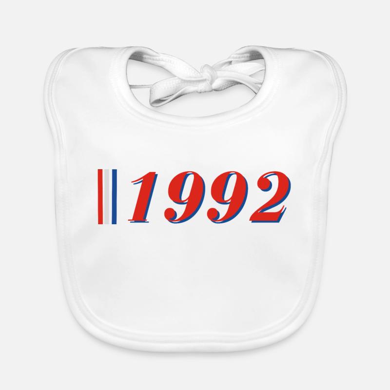 Année 1992 Bavoir bio Bébé
