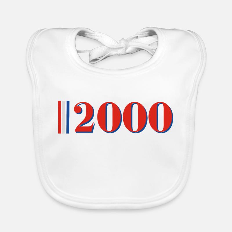 Année 2000 Bavoir bio Bébé