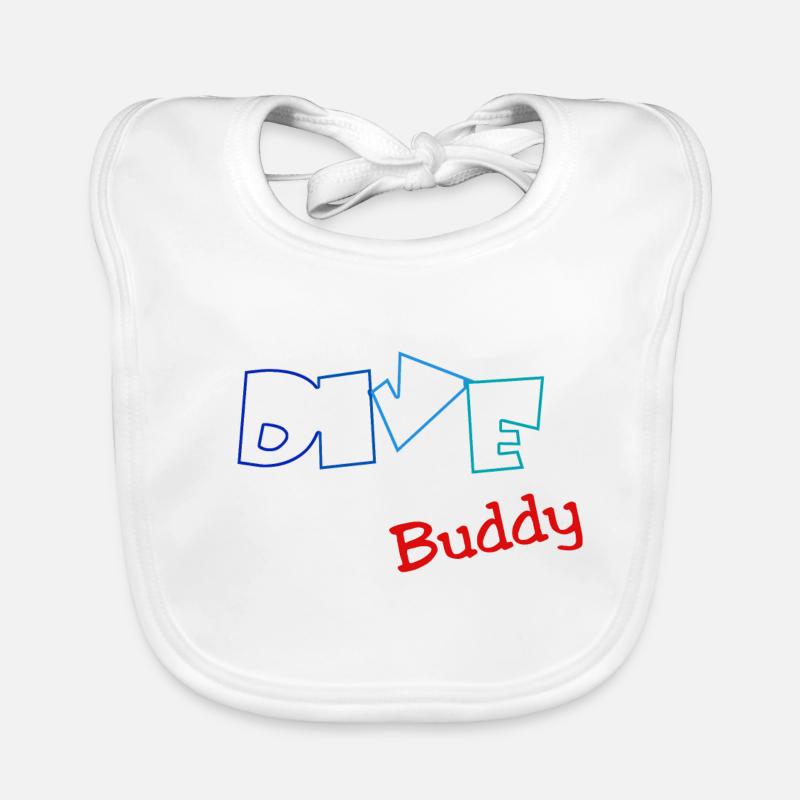 Diver Dive Buddy Scuba Baby Bio-Lätzchen