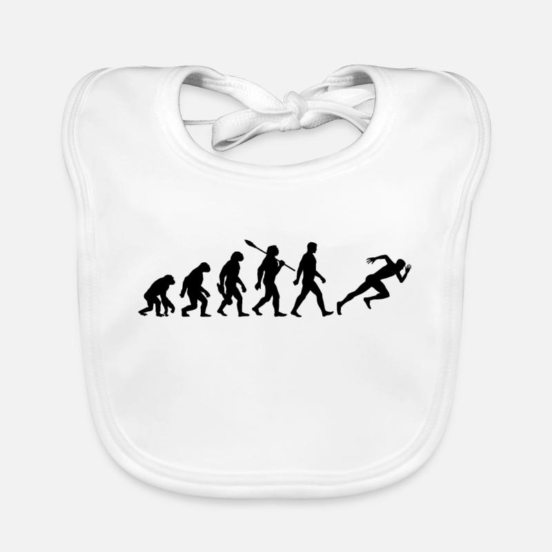Evolution Sprinter - Leichtathletik Baby Bio-Lätzchen