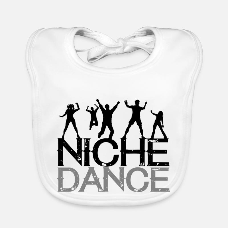 Dancing Dance Music Organic Baby Bibs