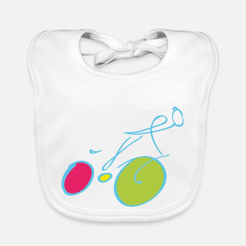 Radfahrer Baby Bio-Lätzchen