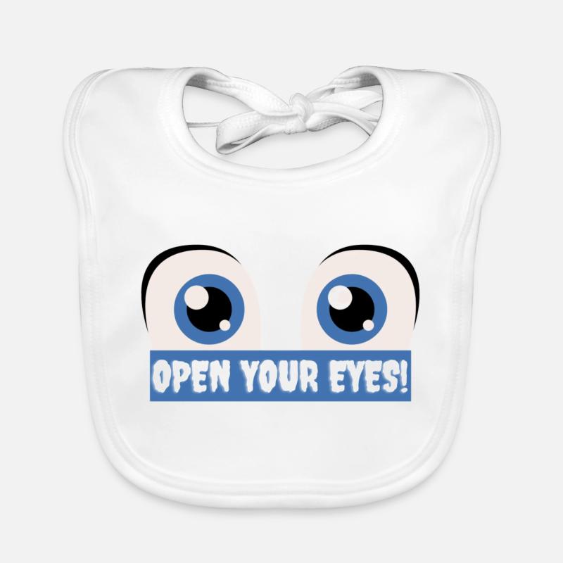 Open your eyes Baby Bio-Lätzchen