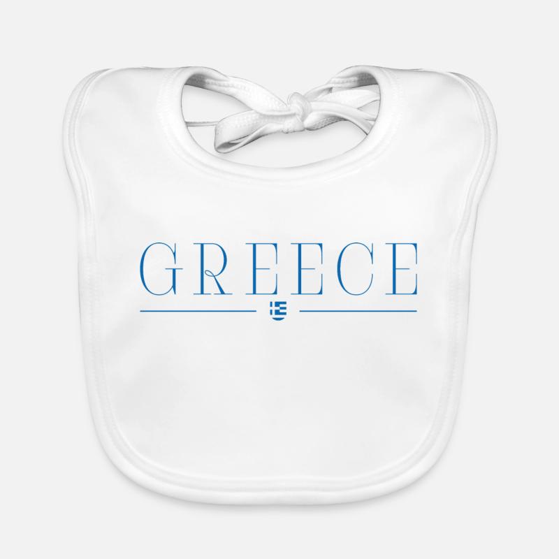 I love Greece Organic Baby Bibs