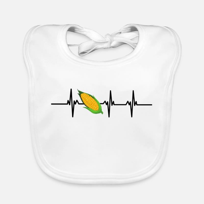 Battement de cœur Corn Bavoir bio Bébé