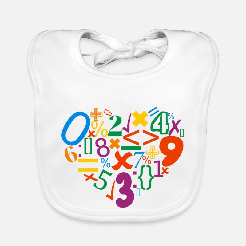 MATEMATIK Baby Bio-Lätzchen