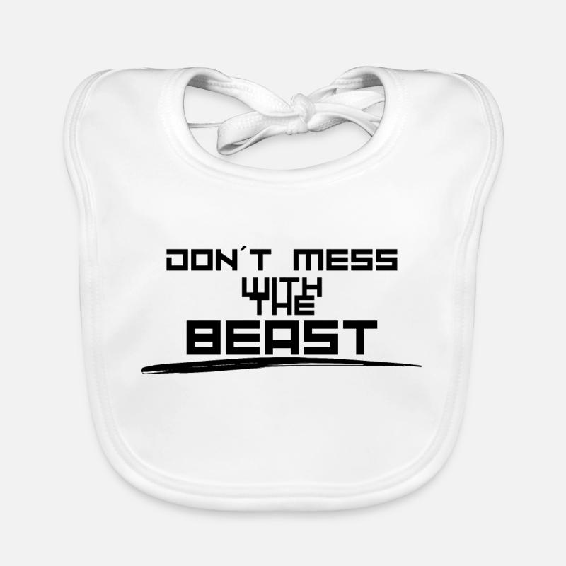 Dont mess with Beast Baby Bio-Lätzchen