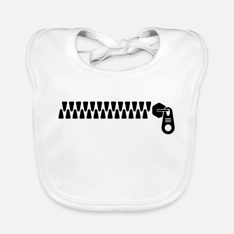 Fermeture éclair Bavoir bio Bébé