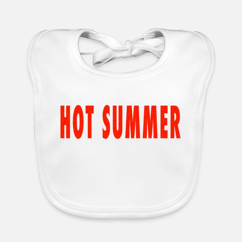 hot summer Organic Baby Bibs