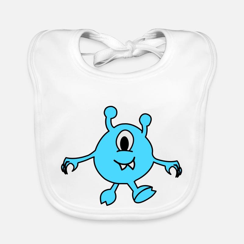 Monstre Alien Bavoir bio Bébé