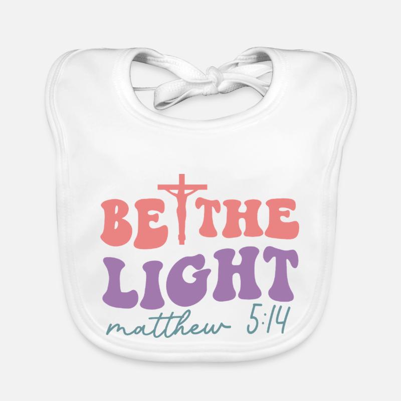 Sei das Licht Baby Bio-Lätzchen