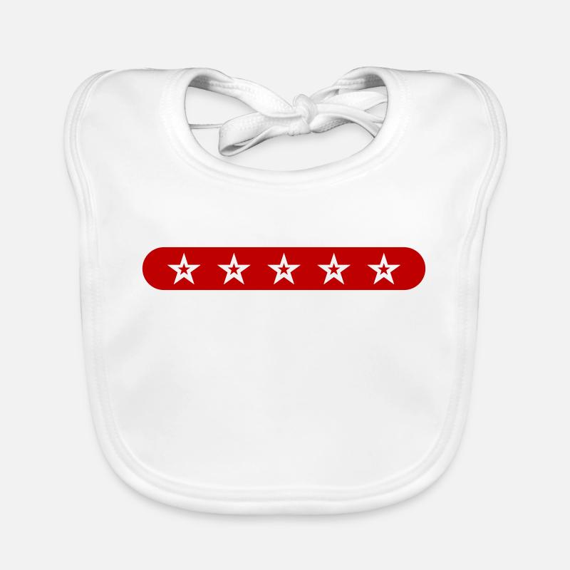 Sterne Symbol Baby Bio-Lätzchen
