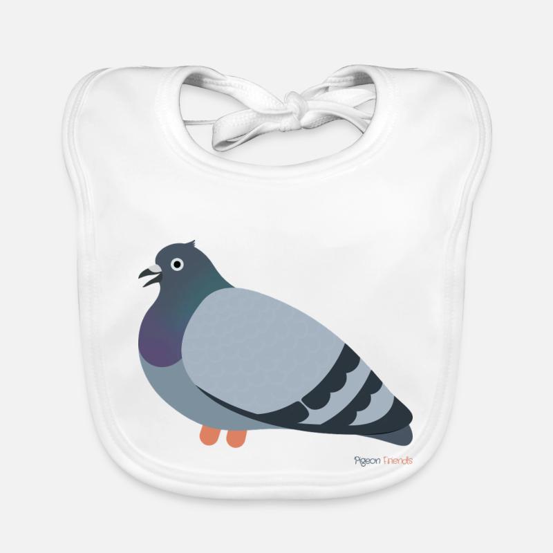 Pigeon Oiseau Bavoir bio Bébé