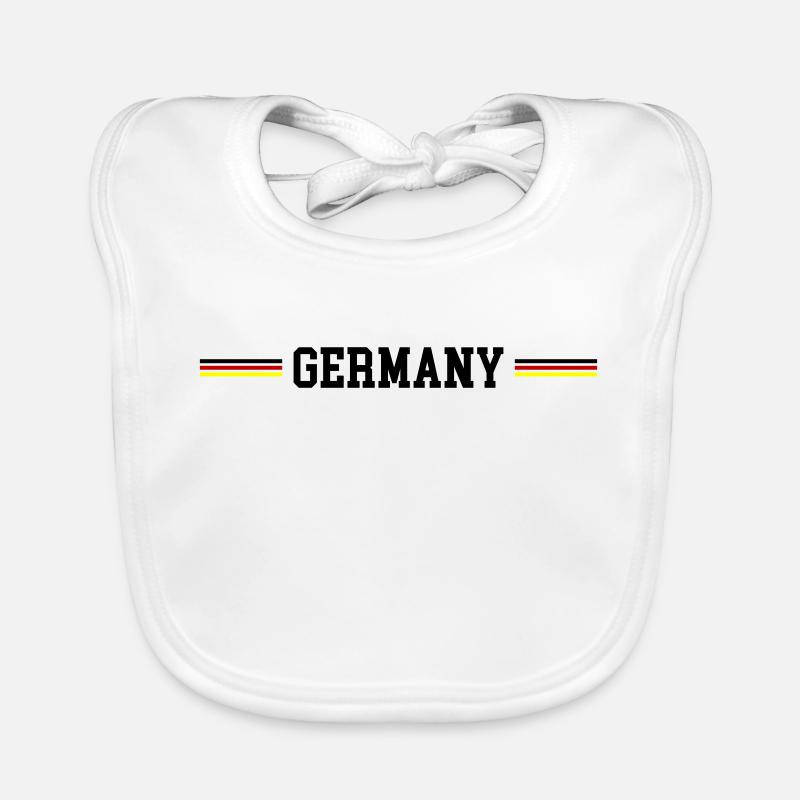 Germany Flag Organic Baby Bibs
