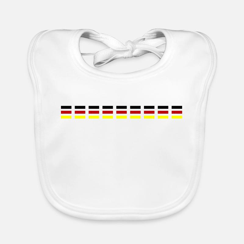 Germany Flag Organic Baby Bibs