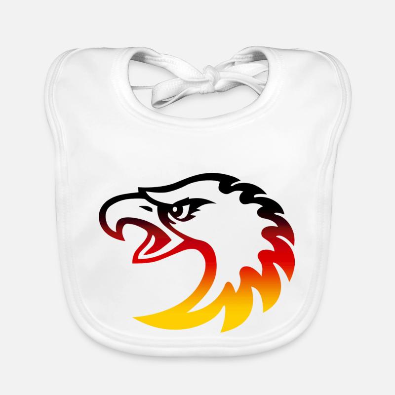 Germany eagle head Organic Baby Bibs