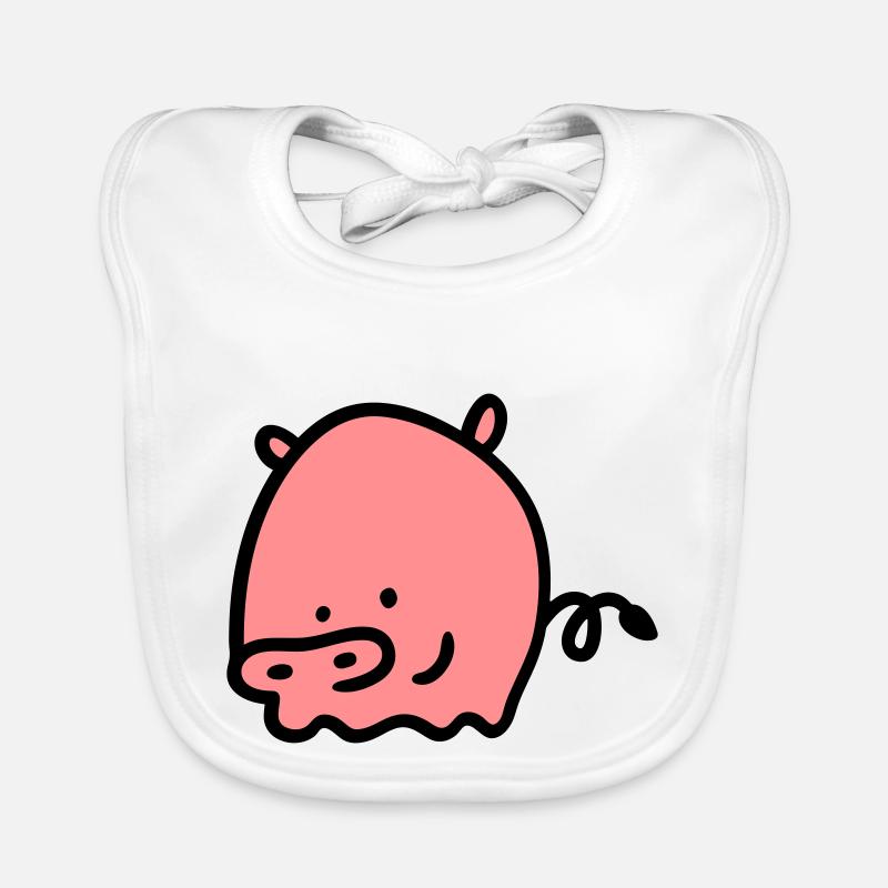 Schweinchen 2 Baby Bio-Lätzchen