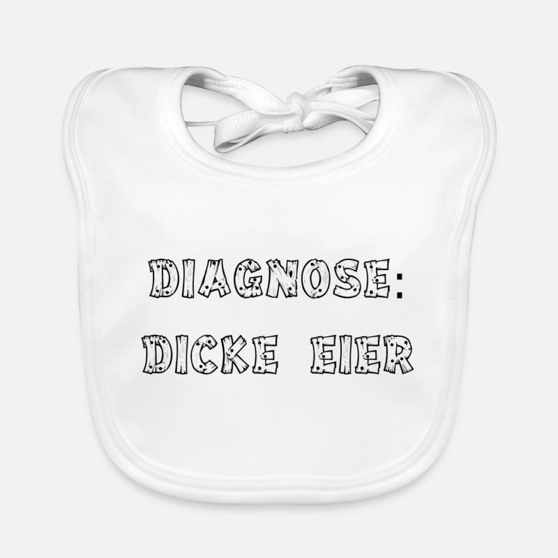 Diagnose: Dicke Eier Baby Bio-Lätzchen
