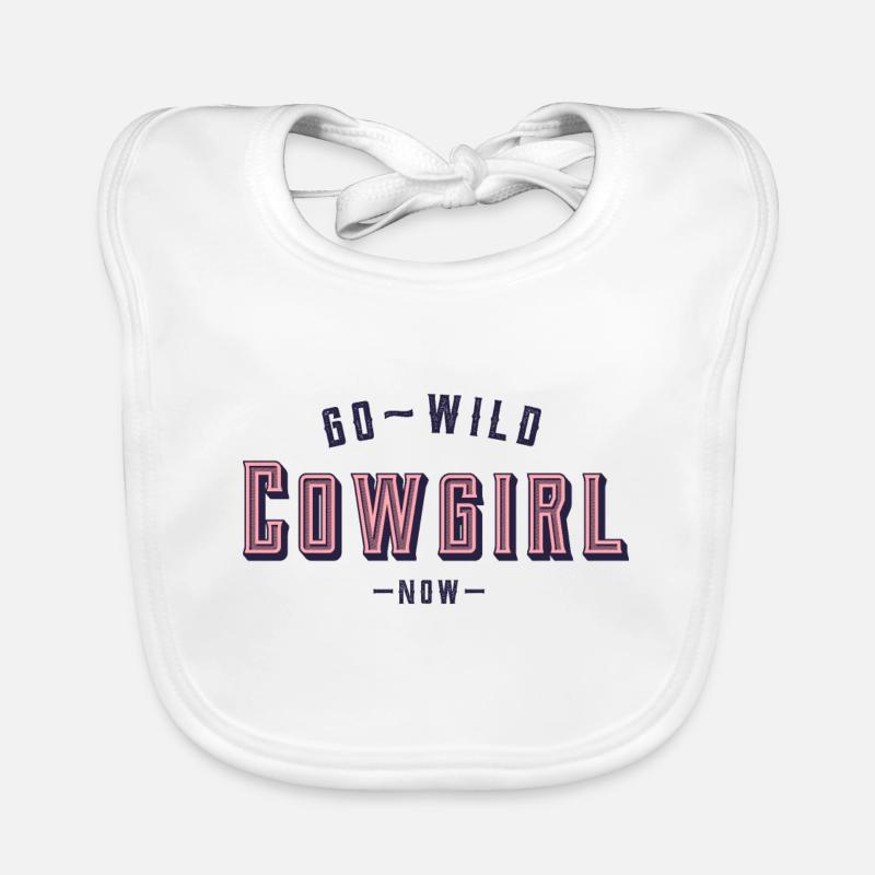 Les cavaliers occidentaux deviennent sauvages Bavoir bio Bébé