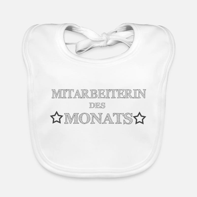 Employé de * Mois * Bavoir bio Bébé