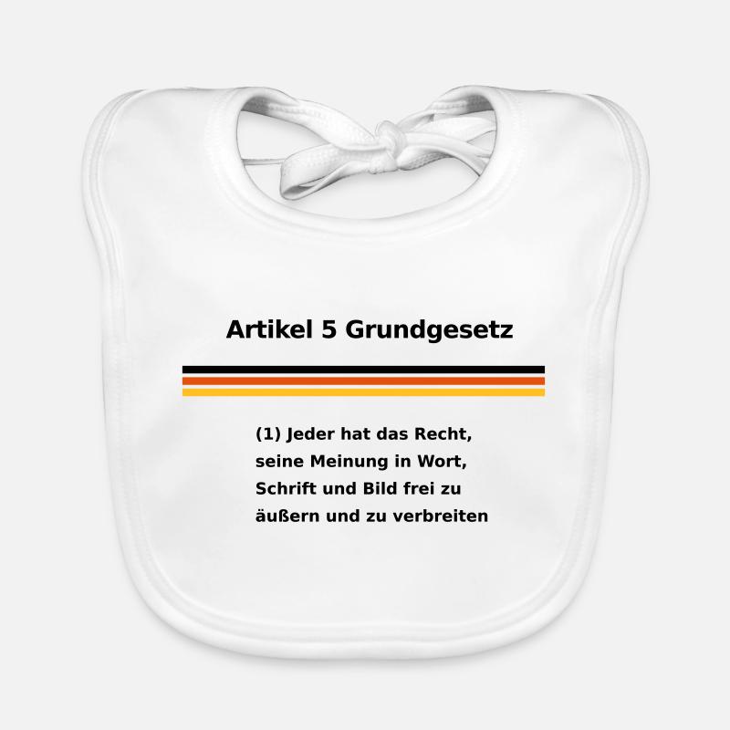 Article 5 GG Organic Baby Bibs