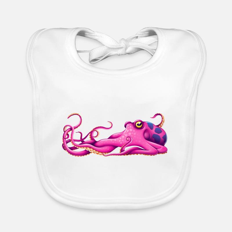 octopus Organic Baby Bibs