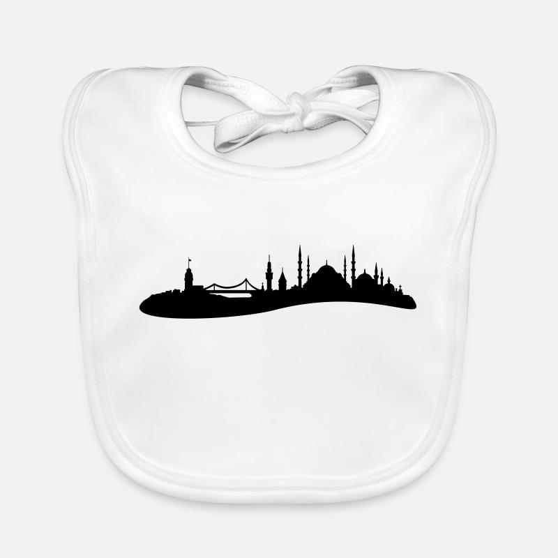 Skyline Istanbul Baby Bio-Lätzchen