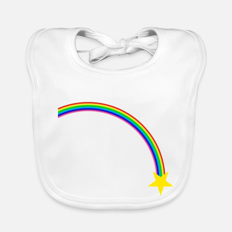 Regenbogen Baby Bio-Lätzchen