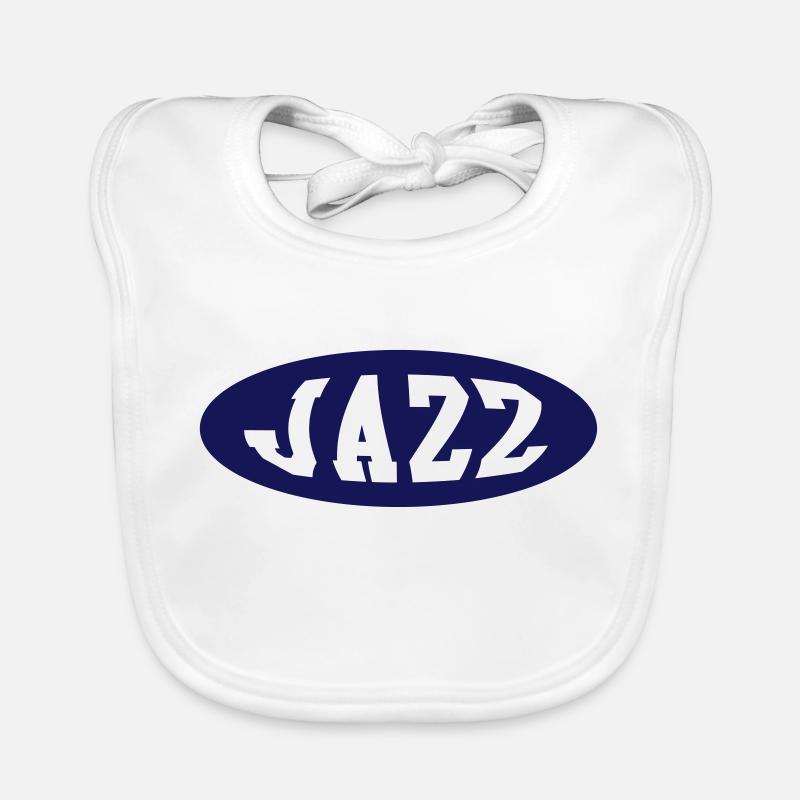 Jazz - Baby Bio-Lätzchen - Weiß