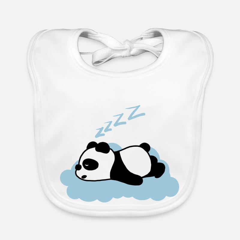 Panda endormi Bavoir bio Bébé