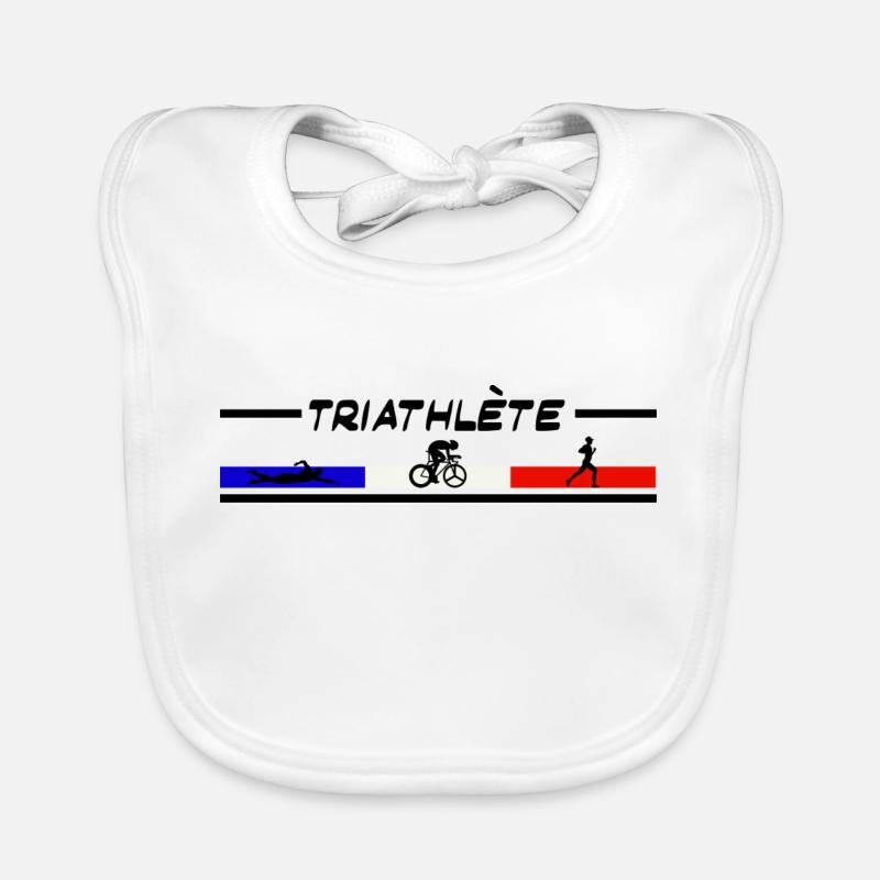 triathlète Bavoir bio Bébé