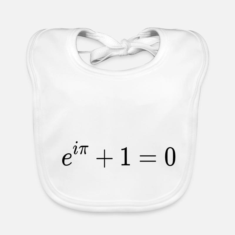 Identität von Euler - Baby Bio-Lätzchen - Weiß