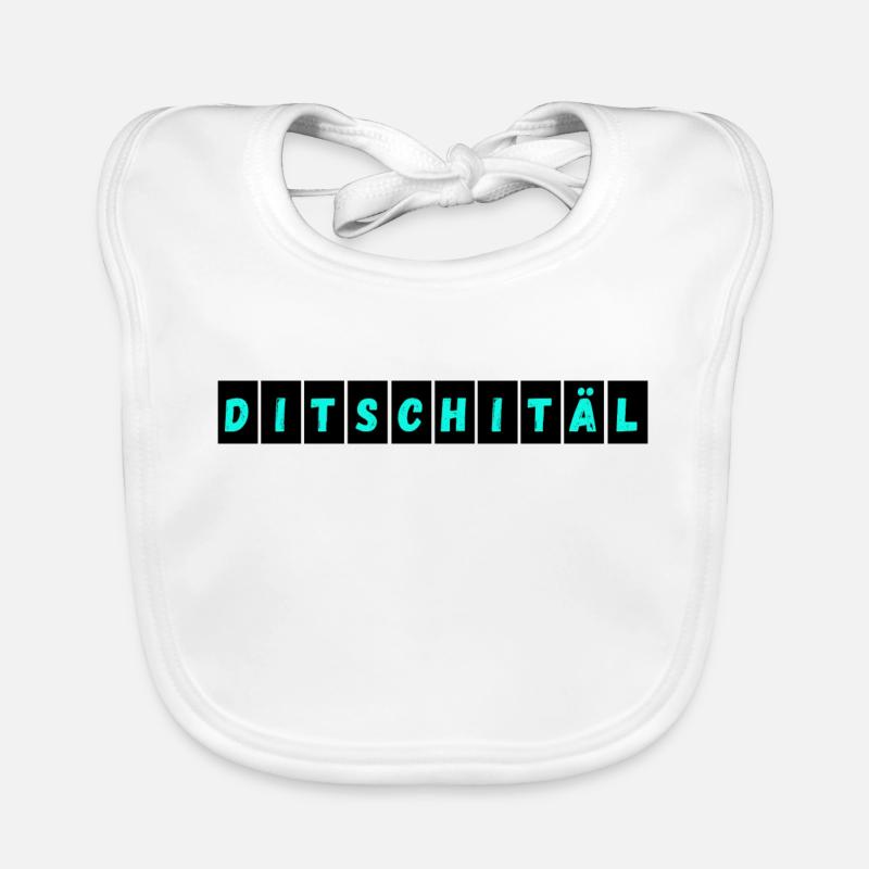 Digital | Ditschitäl | Digitaler Wandel Baby Bio-Lätzchen