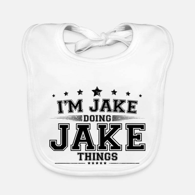 Ich bin Jake, der Jake Dinge macht Baby Bio-Lätzchen