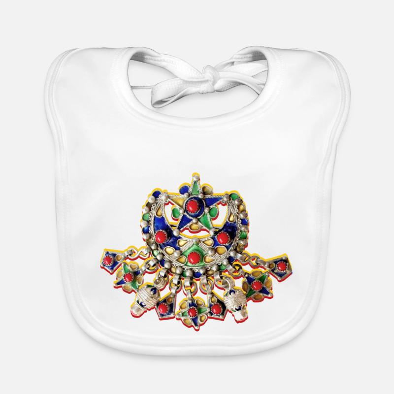 Kabyle afzim Schmuck Baby Bio-Lätzchen