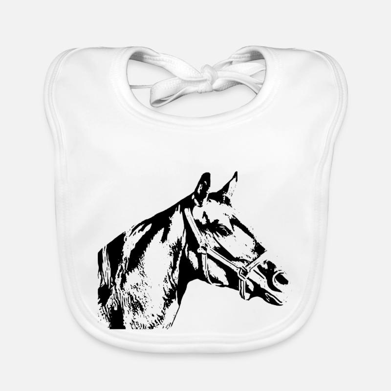 Cheval Bavoir bio Bébé