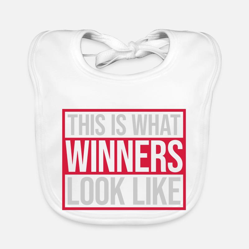 What Winners Look Like Baby Bio-Lätzchen