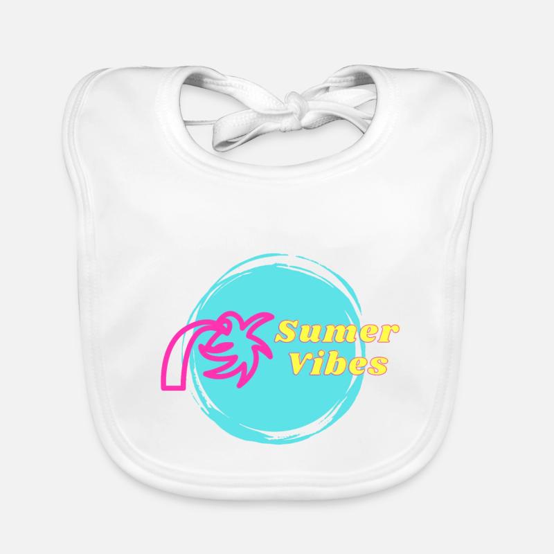 Sumer Vibes Baby Bio-Lätzchen