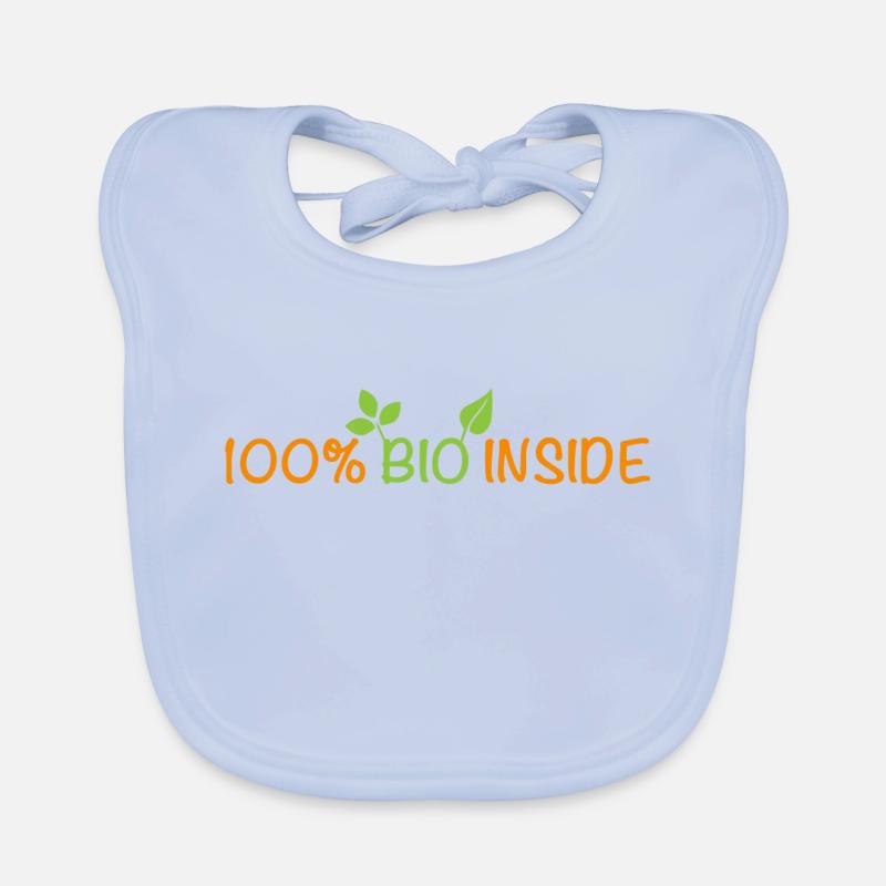 100% Bio Inside - zu 100% natürlich Baby Bio-Lätzchen