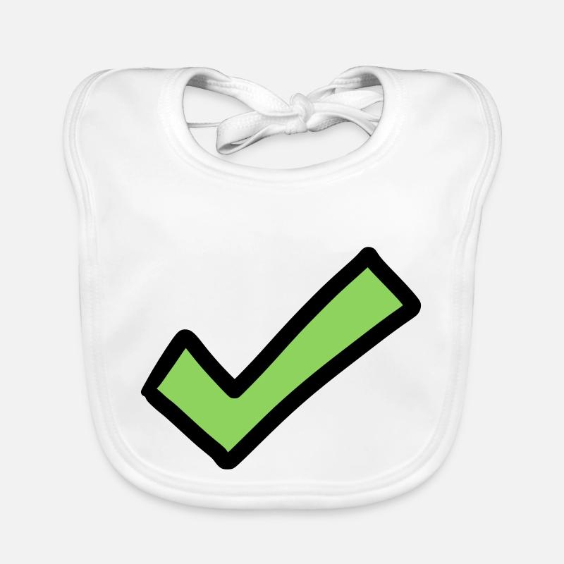 Hook Emoji Sketch Drawing Color Organic Baby Bibs