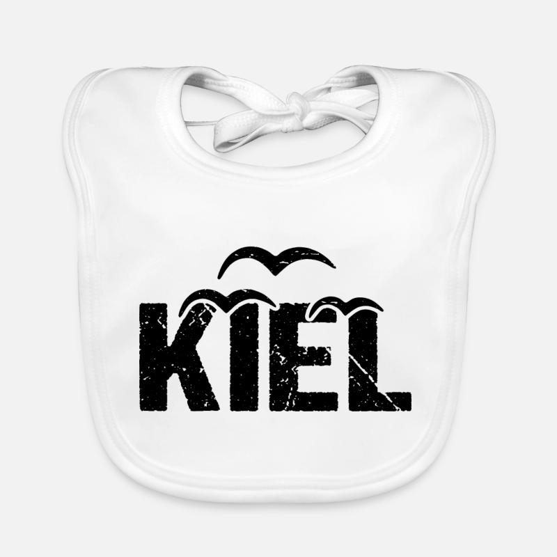 Kiel Möwe Hansestadt Kiel Baby Bio-Lätzchen