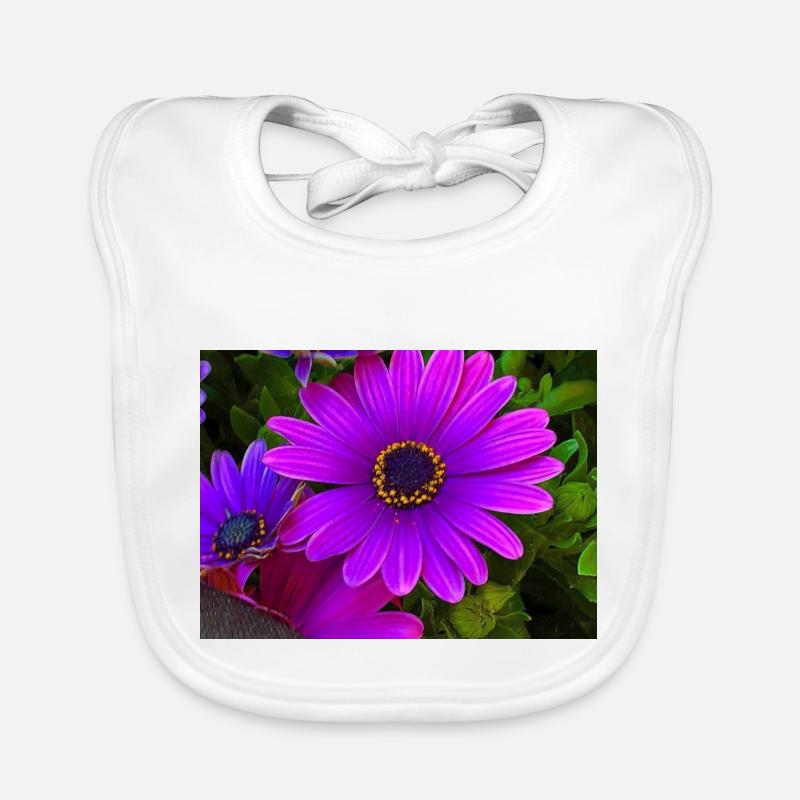 Fleur Bavoir bio Bébé