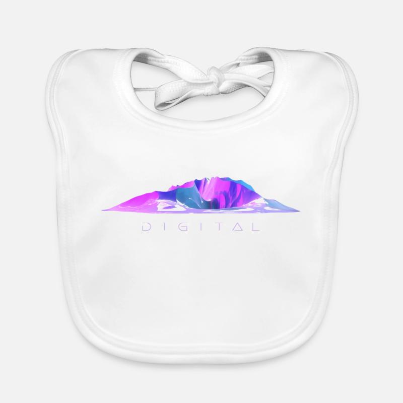Digital Organic Baby Bibs