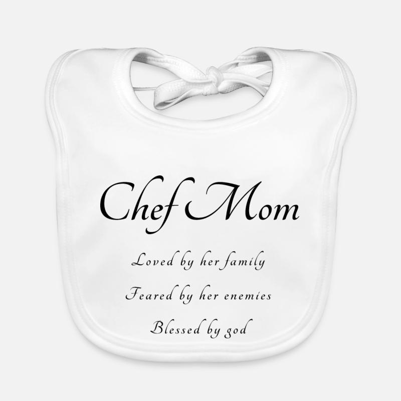 Köchin Mutter Spruch Baby Bio-Lätzchen