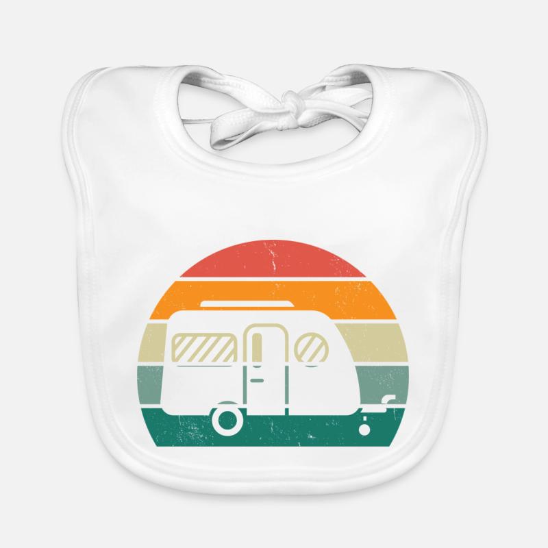 Caravane rétro Bavoir bio Bébé
